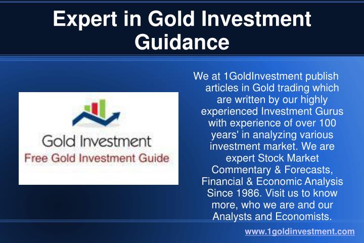 expert in gold investment guidance