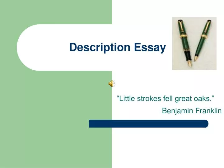 description essay