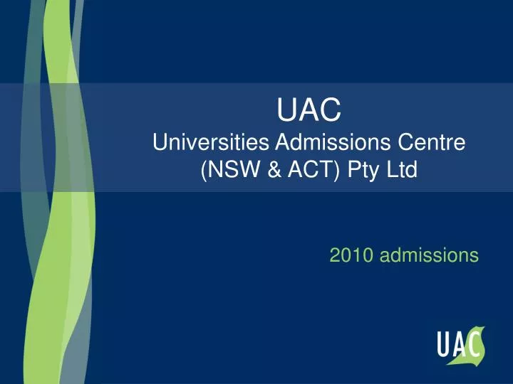2010 admissions