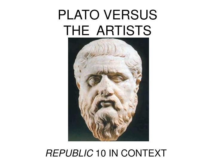 plato versus the artists