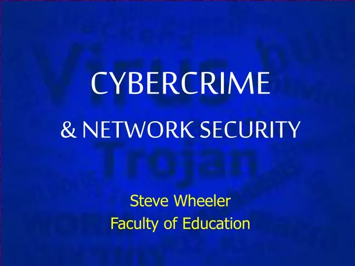 cybercrime network security