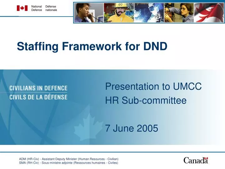 staffing framework for dnd