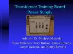 Transformer Training Board Power Supply - slide 1