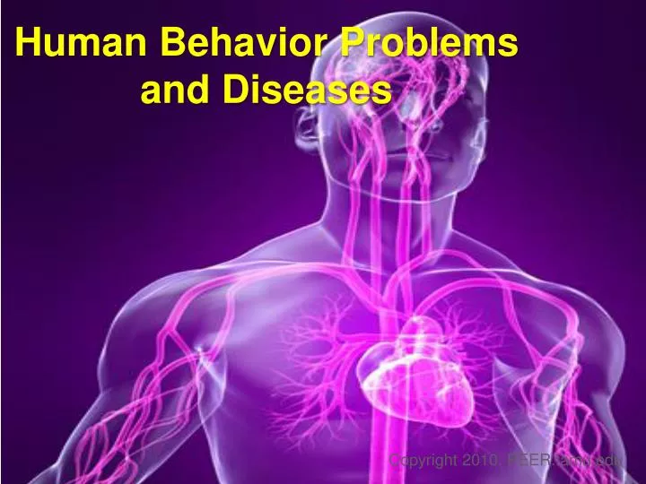 human behavior problems and diseases