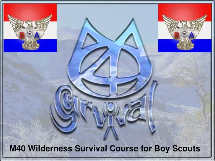 m40 wilderness survival course for boy scouts
