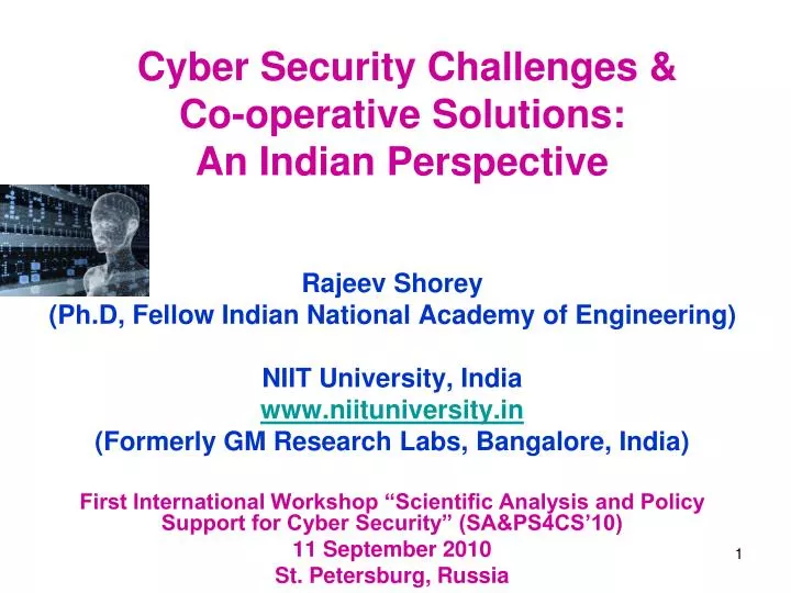 cyber security challenges co operative solutions an indian perspective