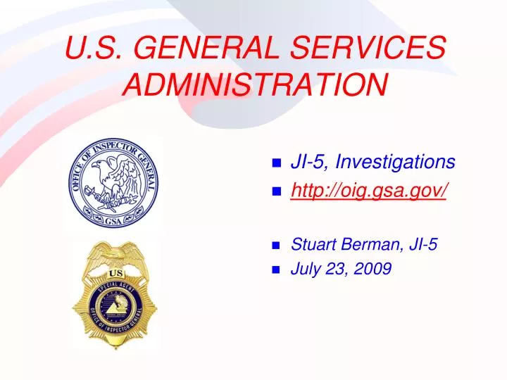 u s general services administration