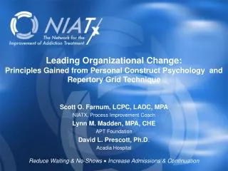 Leading Organizational Change: Principles Gained from Personal Construct Psychology and Repertory Grid Technique