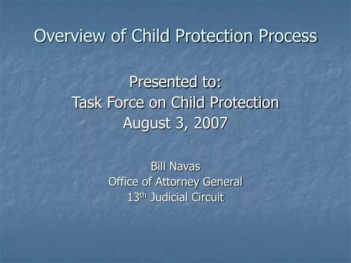 overview of child protection process