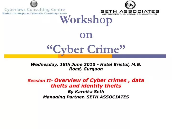 workshop on cyber crime