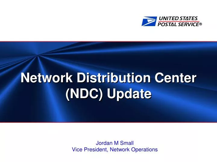 network distribution center ndc update