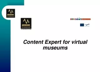 Content Expert for virtual museums