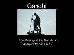 Gandhi - slide 1