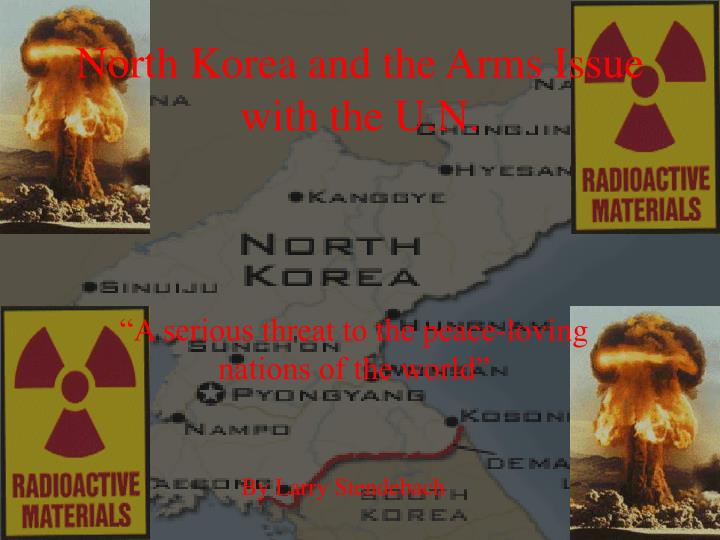 north korea and the arms issue with the u n