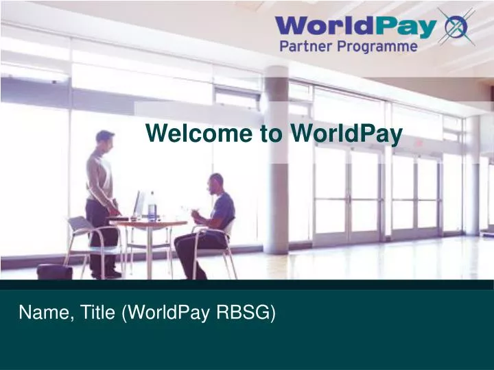 welcome to worldpay
