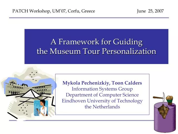 a framework for guiding the museum tour personalization
