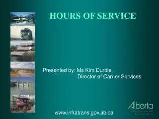 HOURS OF SERVICE