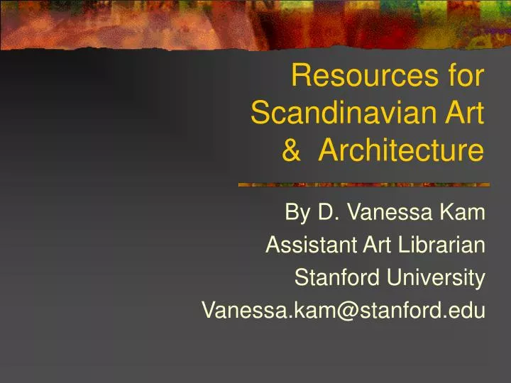 resources for scandinavian art architecture
