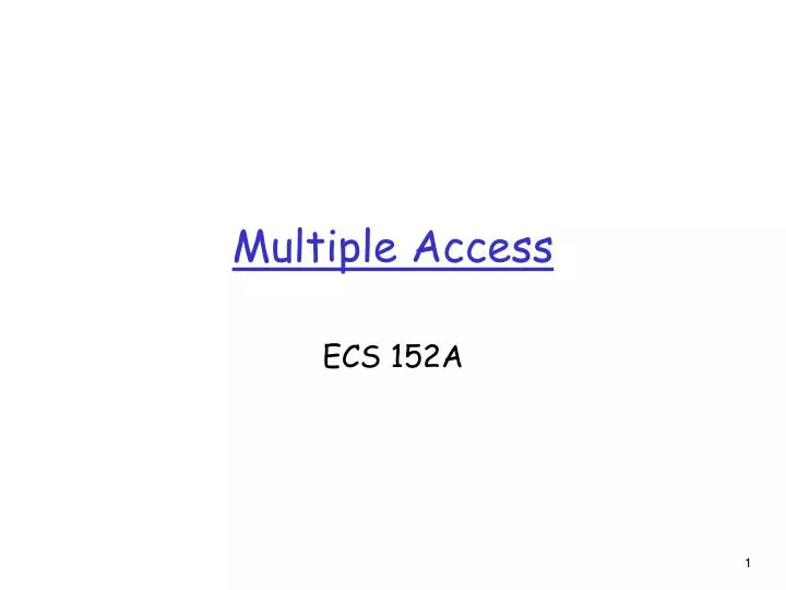 multiple access