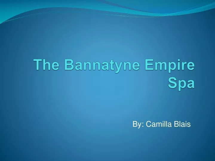the bannatyne empire spa