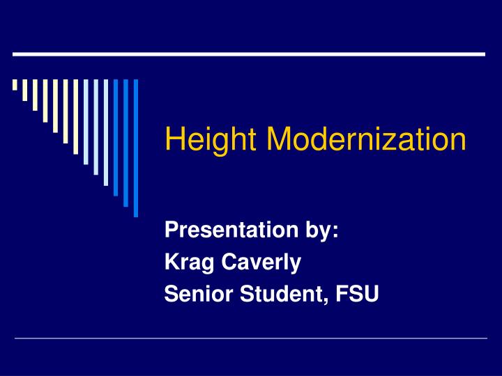 height modernization