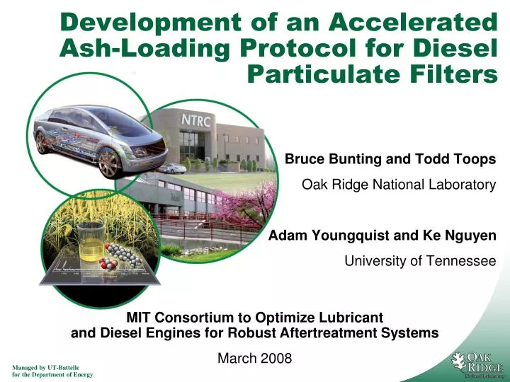 development of an accelerated ash loading protocol for diesel particulate filters