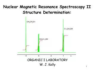Nuclear Magnetic Resonance Spectroscopy II Structure Determination: