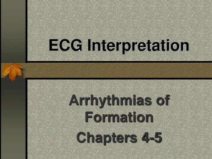 ecg interpretation