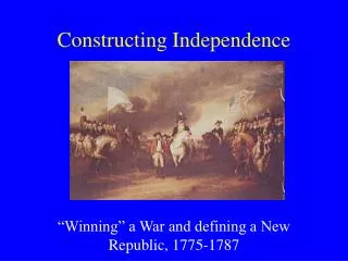 Constructing Independence