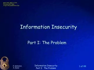Information Insecurity