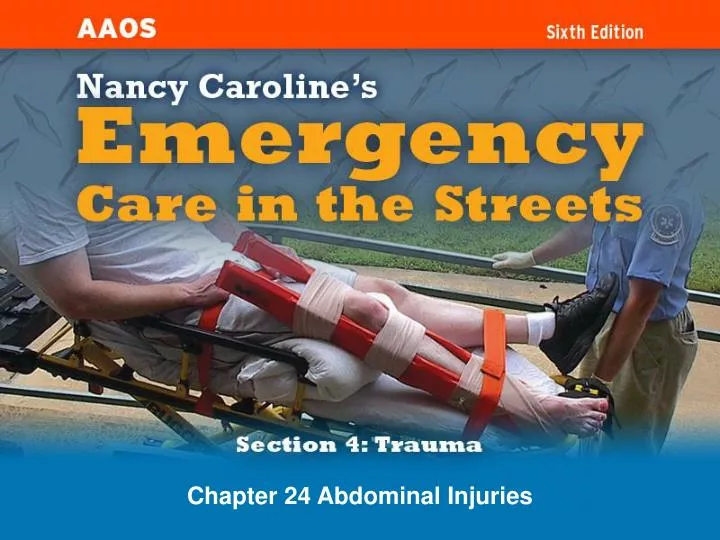 chapter 24 abdominal injuries