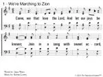 1 - We’re Marching to Zion - slide 1