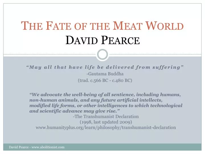 the fate of the meat world david pearce