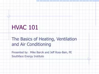 HVAC 101