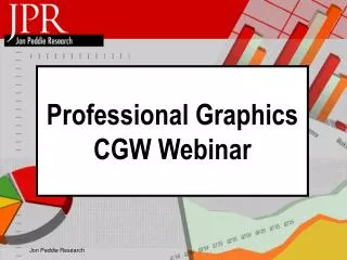 Professional Graphics CGW Webinar