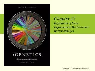 Chapter 17 Regulation of Gene Expression in Bacteria and Bacteriophages