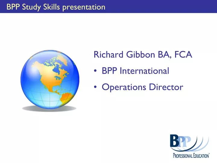 bpp study skills presentation