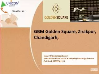 Golden Square Chandigarh - Call @ 09999561111