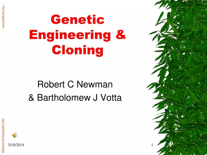 genetic engineering cloning