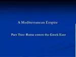 A Mediterranean Empire - slide 1