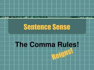 Sentence Sense