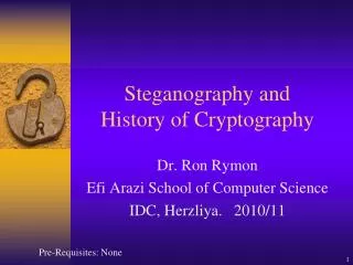 Steganography and History of Cryptography