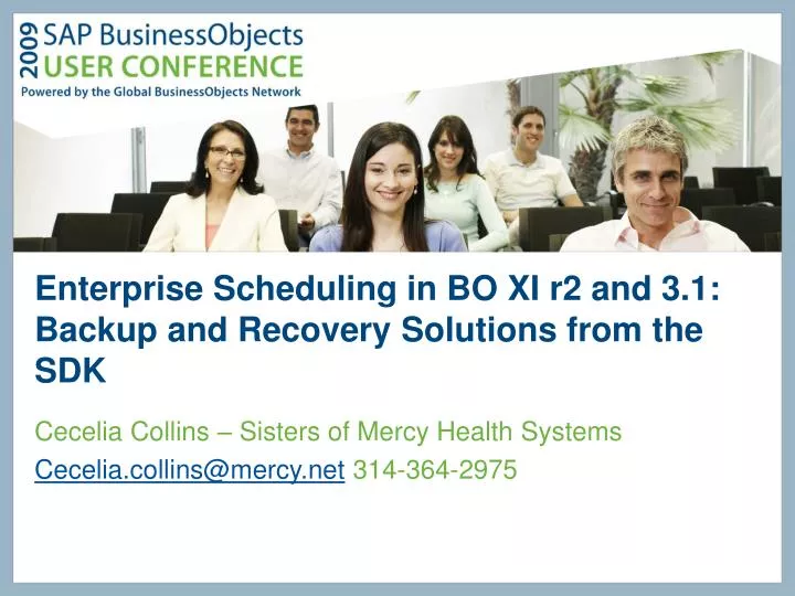 enterprise scheduling in bo xi r2 and 3 1 backup and recovery solutions from the sdk
