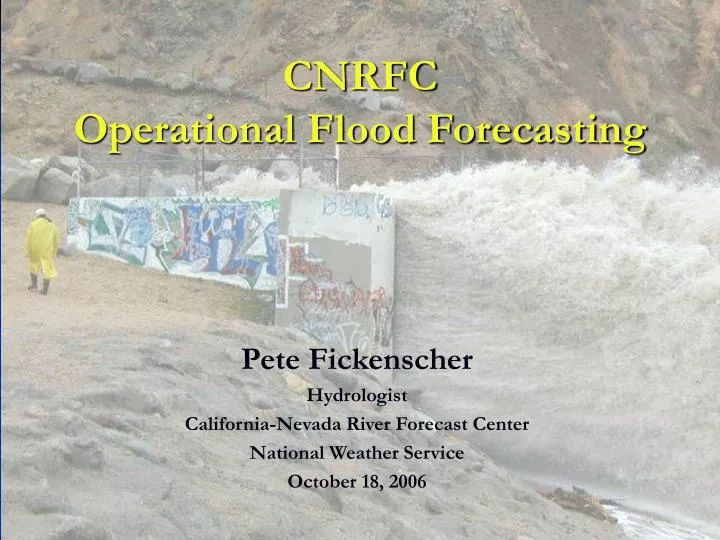 cnrfc operational flood forecasting
