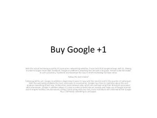 buy google plus one