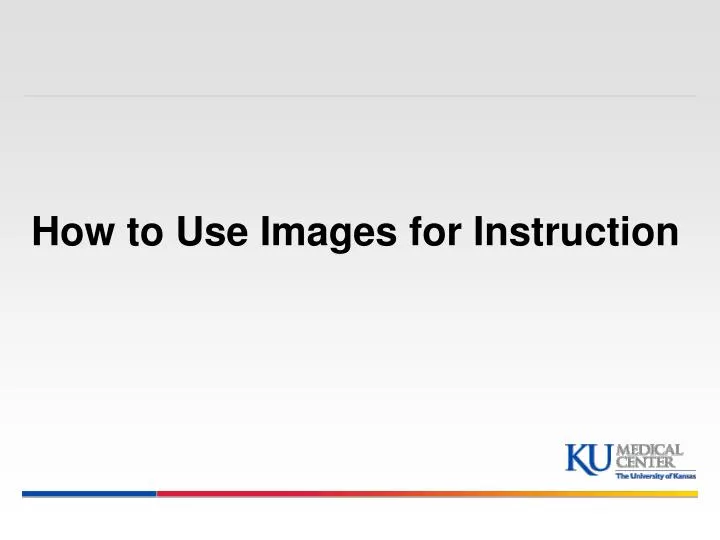 how to use images for instruction