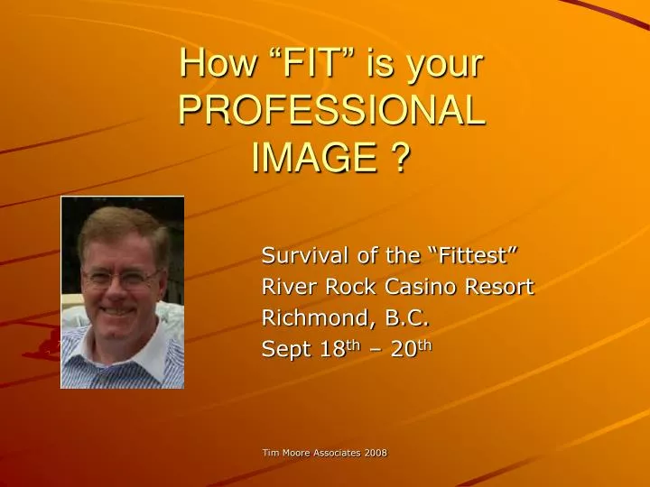 how fit is your professional image