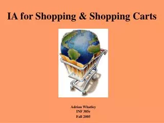IA for Shopping &amp; Shopping Carts