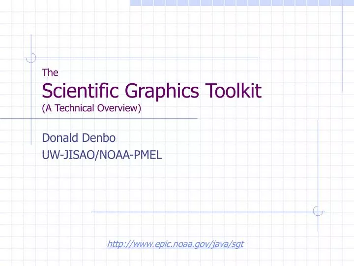 the scientific graphics toolkit a technical overview