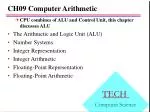 CH09 Computer Arithmetic